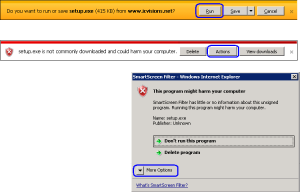 IE9 Downloading the Installer in IE9